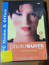 MGI Photosuite 4.0 PC Home & Office Web  Photography Software CD-ROM 2001 New 