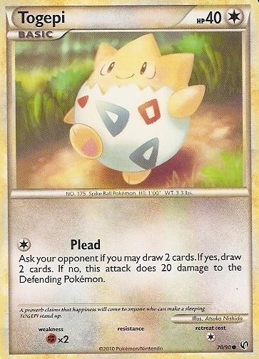 Togepi - 70/90 - Common - NM - Undaunted