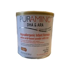 PurAmino DHA & ARA Infant Formula  14.1 oz. EXPIRES 07/01/26