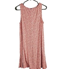 Old Navy Orange Floral Sleeveless A-line Women's Dress Size Small