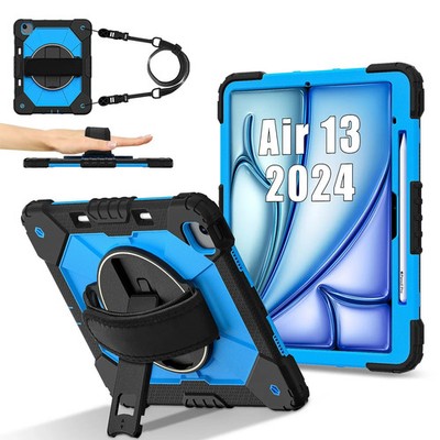 For iPad Air 13 2024 13.0 inch M2 Heavy Duty Shockproof Kids Tablets Cover