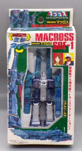 1982 vintage Japanese Takatoku Toys MACROSS SDF 1 figure ROBOTECH Convertors MIB