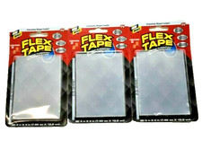 3 Pack Flex Tape Mini 3" x 4" Super Strong Waterproof Tape Repair Leak Stopper