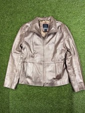 Bernardo Leather Jacket Womens M