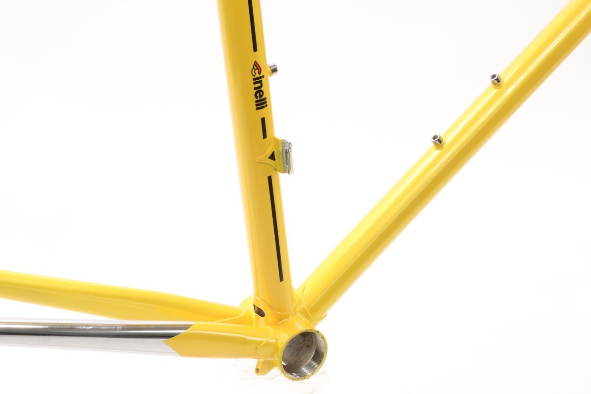 Cinelli Supercorsa Frameset 57.5cm C-T Yellow Ochre Columbus SLX