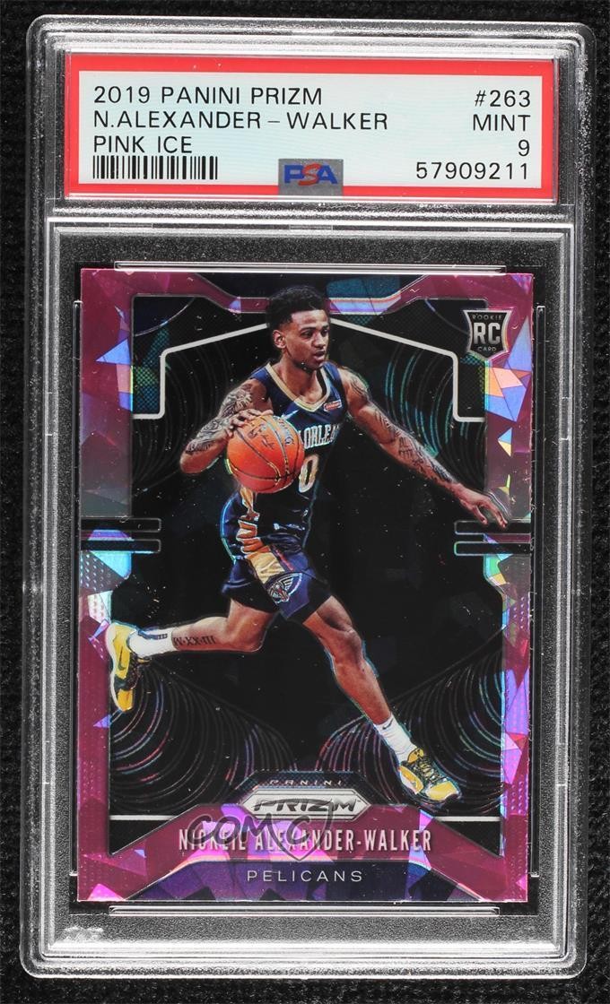 2019 Panini Prizm Rookie Pink Ice Nickeil Alexander-Walker #263 PSA 9 MINT gh4