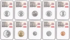 1776-2026 US Mint Complete 10 Coin Silver Proof Set, NGC PF70 FR, Flag Presale