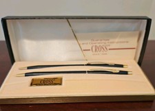 Cross Century Classic Executive Matte Black/Gold Pen-2501 and Pencil Set