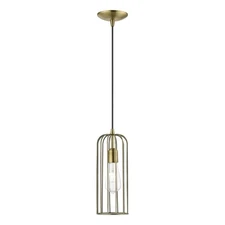Livex Lighting - Glenbrook - 1 Light Pendant In Urban Style-19.25 Inches Tall