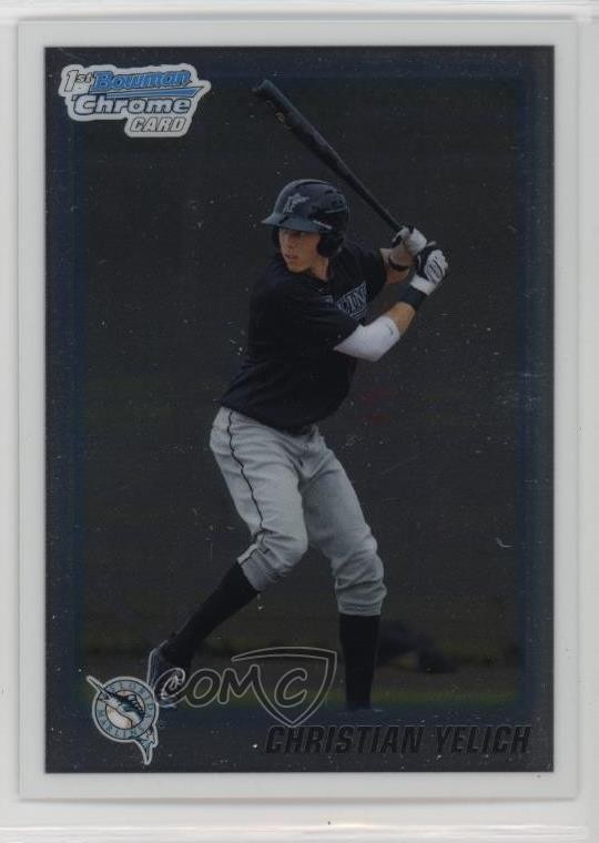 2010 Bowman Draft Chrome Draft Picks Christian Yelich #BDPP78 2s2