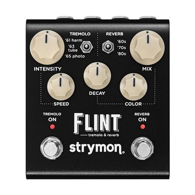 Strymon Flint V2 Tremolo- und Hall-Gitarren-Effektpedal für Elektro- und