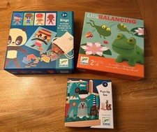 Bundle mit 3 DJECO Spielen Bingo, Little Balancing & Puzz-Up Sea ab 2.5 Jahre