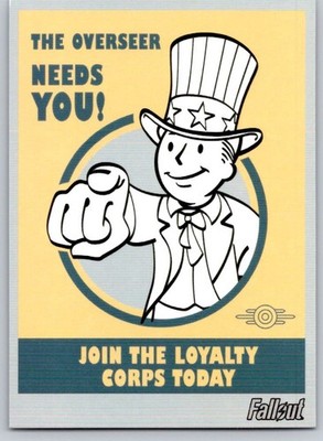 2018 Dynamite Fallout Series 1 - #100 Vault Boy Loyalty Corps Poster