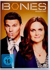 Bones - Season 9 / Staffel 9 (2017) Emily Deschanel, 6 DVD's, Krimiserie, gebr.