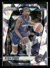 2024 Panini Prizm WNBA #95 Olivia Epoupa Cracked Ice Prizm RC - Lynx