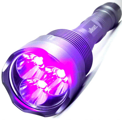 V3 385-395nm Black Light UV Flashlight - High Power Triple LEDs for Pro Use