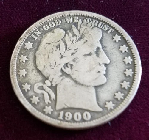 1900-O Barber Half Dollar  | Silver 50 c | New Orleans | VG