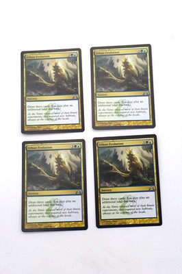 4x Urban Evolution NM Gatecrash MTG Playset Simic EDH Card Draw Ramp