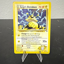 Pokemon TCG Lt. Surge's Electabuzz 6/132 Gym Heroes Holo Rare Unlimited English on eBay