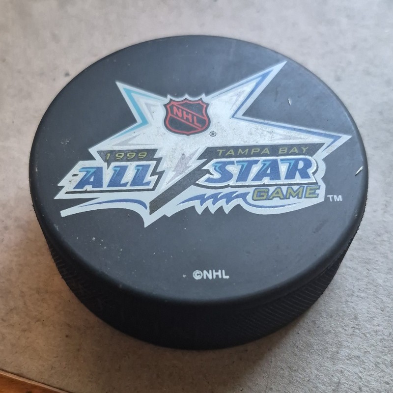 InGlasCo NHL Tampa Bay 1999 All-Star Game Official Licensed Puck, Rubber