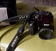 Nikon COOLPIX B500 Bridge Camera 16MP 40x Zoom Wi-Fi USB Dark Red