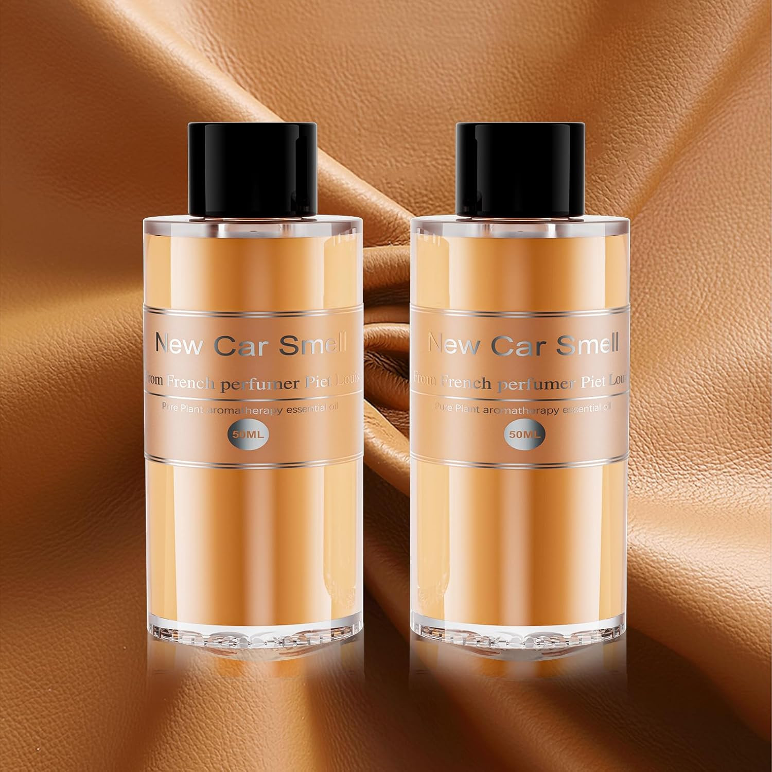 2 Packs Essential Oil Refill for Smart Car Air Freshener, 3.5OZ Car Diffuser Ref