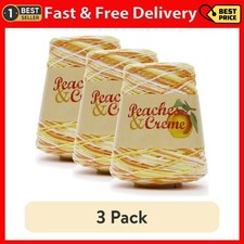 Peaches  Creme Cone Cotton Yarn, Creamsicle, 400g, 3pk