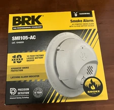 BRK First Alert SMI105-AC Hardwired Smoke Alarm with 10-Year Battery Backup