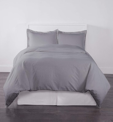 1000 Thread Count 100% Egyptian Quality Cotton 3PC Duvet Set,Full/Queen Platinum