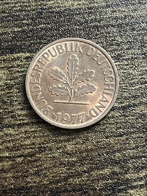 1977 Germany 2 Two Pfennig Actual Coin TB3709*