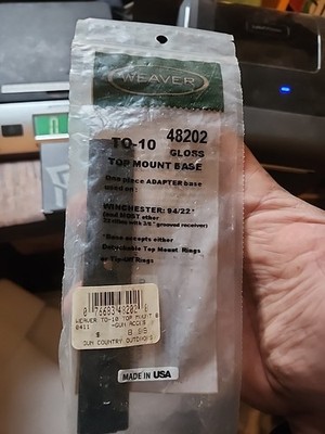 Weaver Scope Base TO-10 48202 Winchester 9422