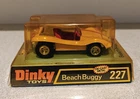vintage DINKY TOYS 227 - BEACH BUGGY WITH ORIGINAL box 1974 VNMB