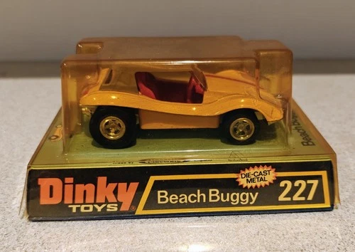 vintage DINKY TOYS 227 - BEACH BUGGY WITH ORIGINAL box 1974 VNMB