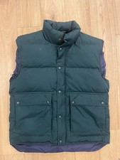 Vtg 90  s Eddie Bauer Puffer Goose Down Quilted Vest Green Mens Medium. A075