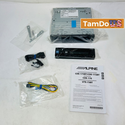 Alpine UTE-73BT Digital Media Receiver with Bluetooth, USB, Pandora, iPhone