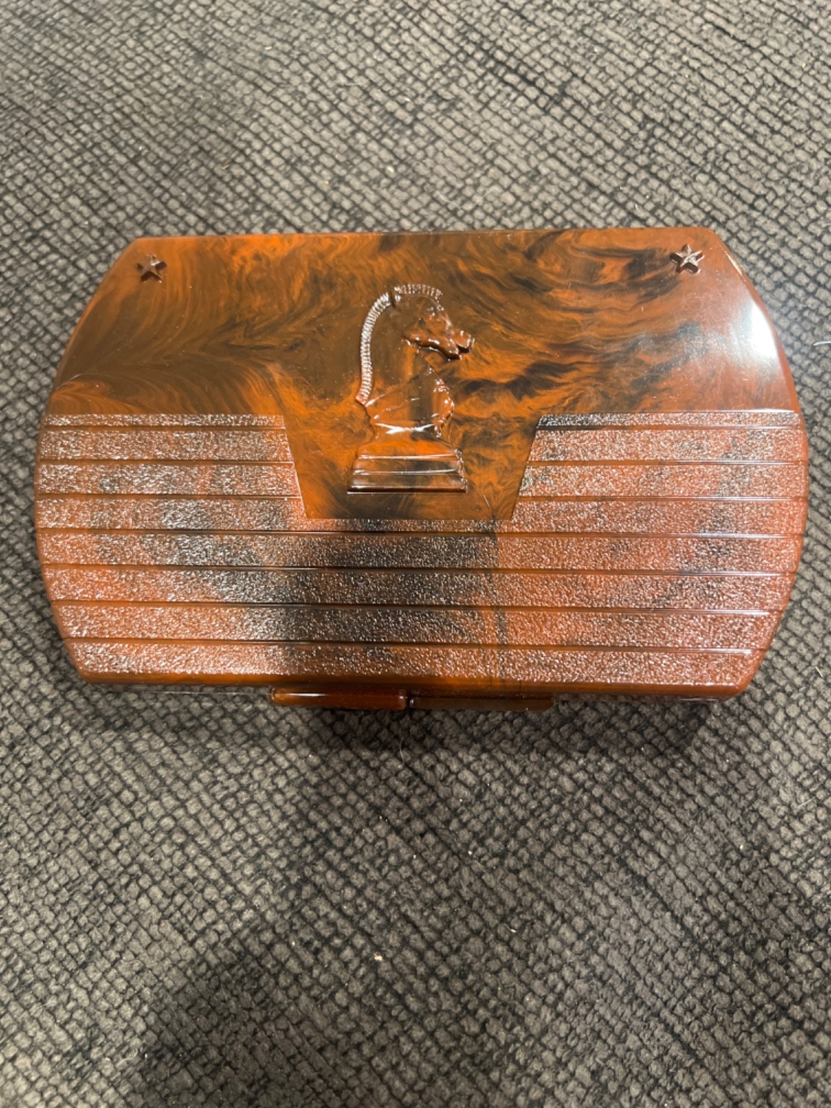 Vintage E.S. Lowe All Plastic Travel Set Chess sealed pieces 