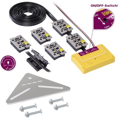 Hochspannungs Ultraschall Marderabwehrgerät Stop&Go 7 Plus-Minus CLIP + Winkel