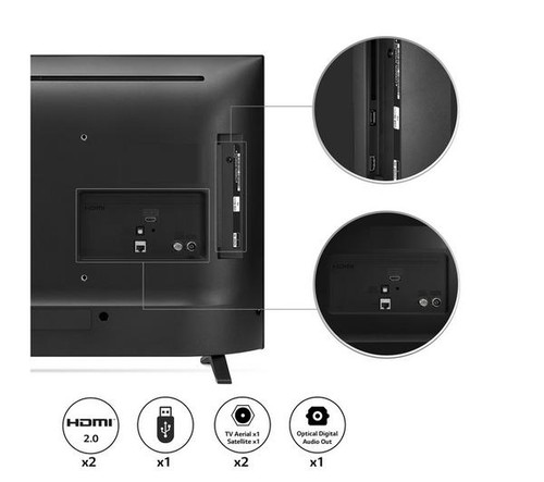 LG 32LQ63006LA 32" Smart Full HD HDR LED TV Netflix YouTube USB WIFI - Picture 6 of 7