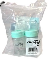 2 Motif Luna Containers 5oz Pumping Breastmilk Storage Bottles NEW SEALED