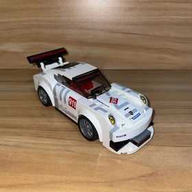 Lego Speed Champions Porsche 911 GT Finish Line Set 75912 *Missing 4 stickers*