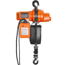 Paranco a Catena Elettrico Sollevatore Gru 6M Cavo 998Kg Senza Fili/Cablato