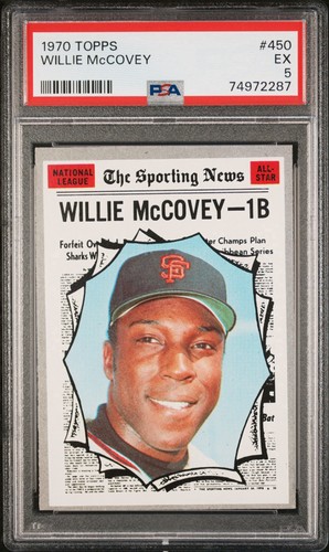 1970 Topps Willie McCovey #450 card