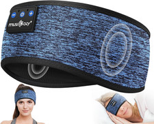 Bluetooth 5.4 Headband Headphones for Sports and Sleep, Wireless Sleeping Eye Ma