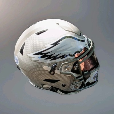 Jalen Hurts  Eagles Salute to Service  HYDRO SPEEDFLEX Helmet  Beckett COA