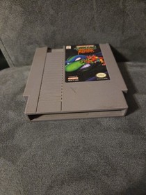 Nintendo NES Teenage Mutant Ninja Turtles Tournament Fighters Cart & Dust Cover