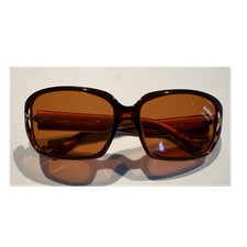 Versace MOD. 437 COL. 755 Square Brown Plastic Vintage Sunglasses Original