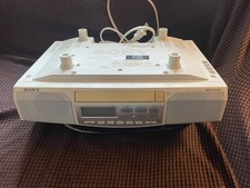 Sony ICF-CD513 Under Cabinet Stereo Clock Radio AM FM CD Player Mega Bass Works