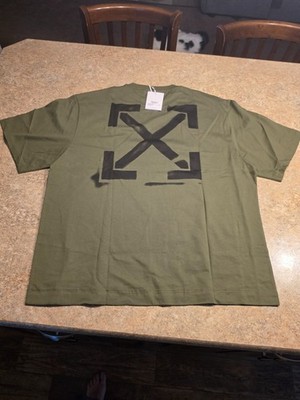 off white skate fit solid arrow t shirt 100% authentic sz XL