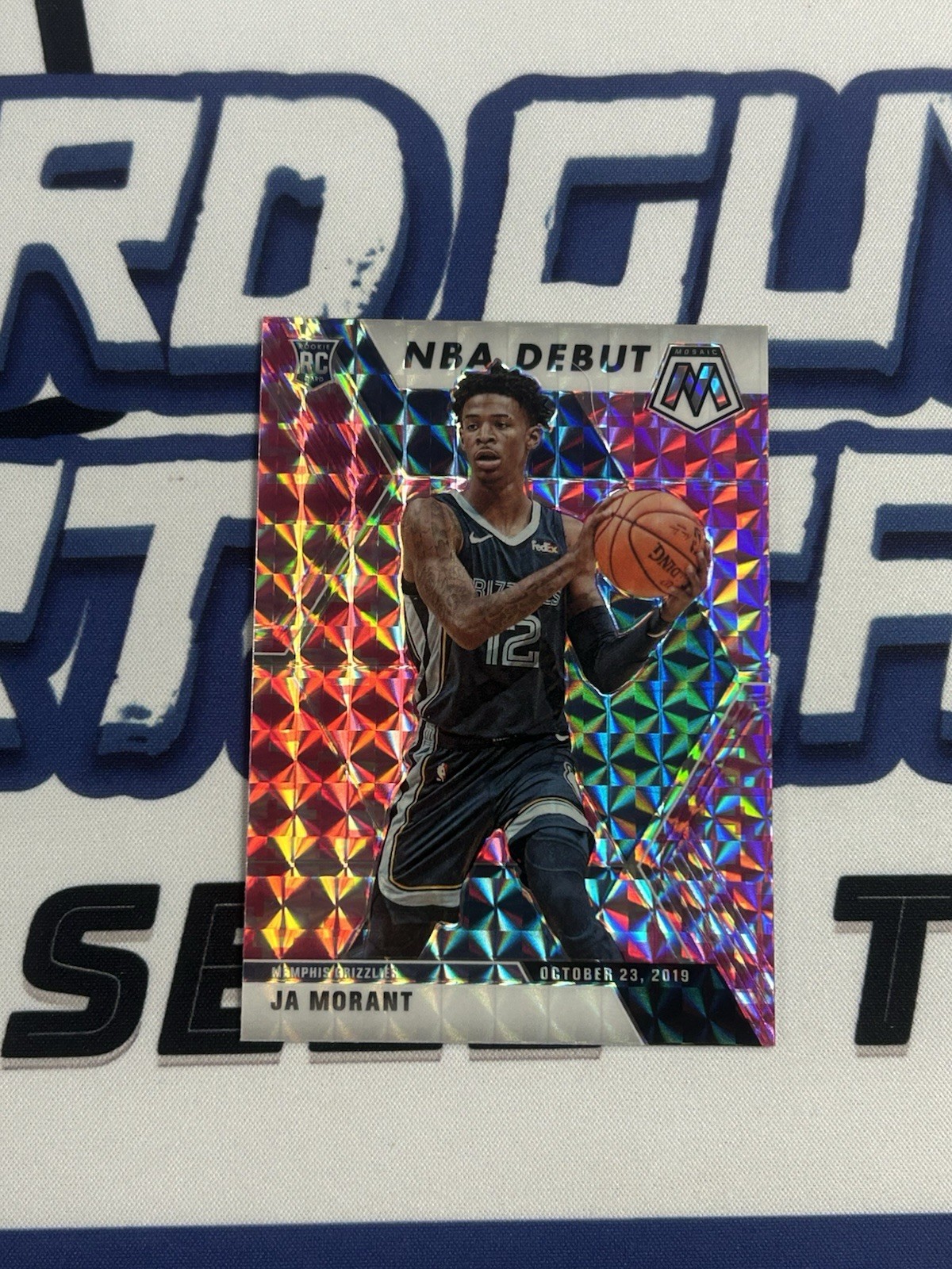 2019 Panini Mosaic NBA Debut Pink Camo #274 Ja Morant