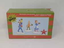 Department 56 Grinch Christmas Village Who-Friends & Who-Neighbors Accessories